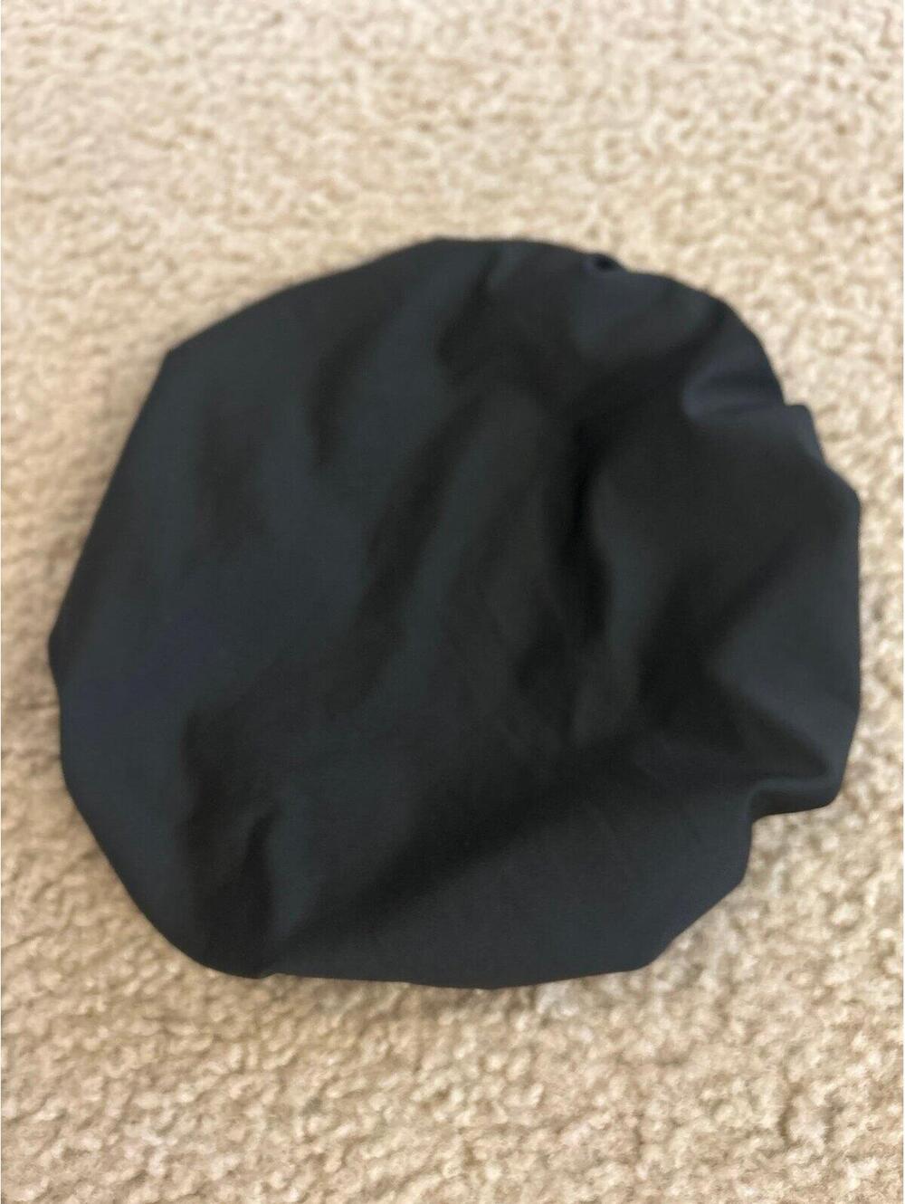 D26 black bonnet sleep cap smooth
